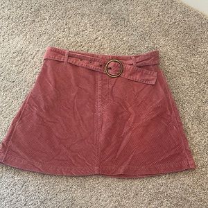 American Eagle Corduroy Skirt with Belt